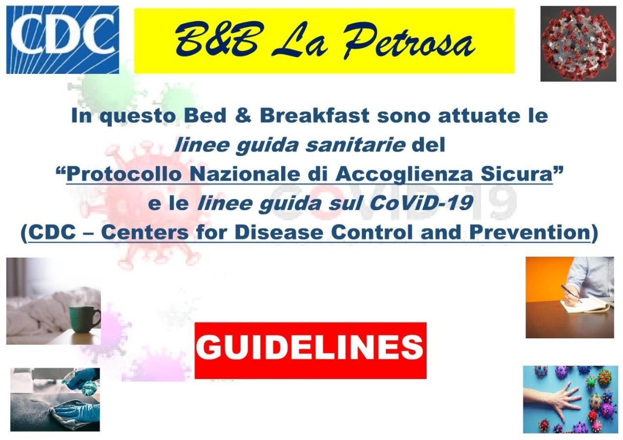 B&B La Petrosa Frascineto Bagian luar foto